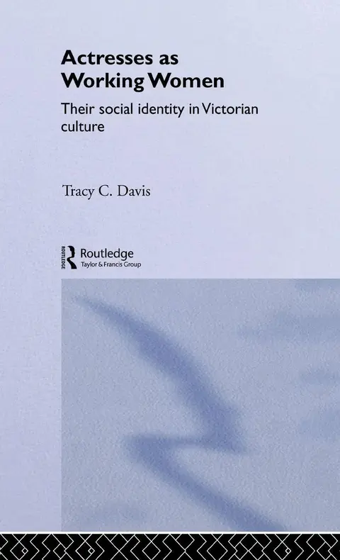 Cover of Actresses as Working Women