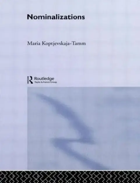 Cover of Nominalizations