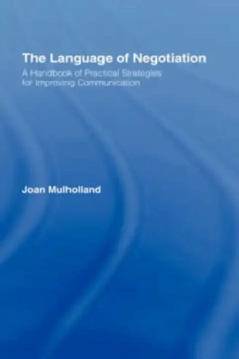 Cover of The Language of Negotiation
