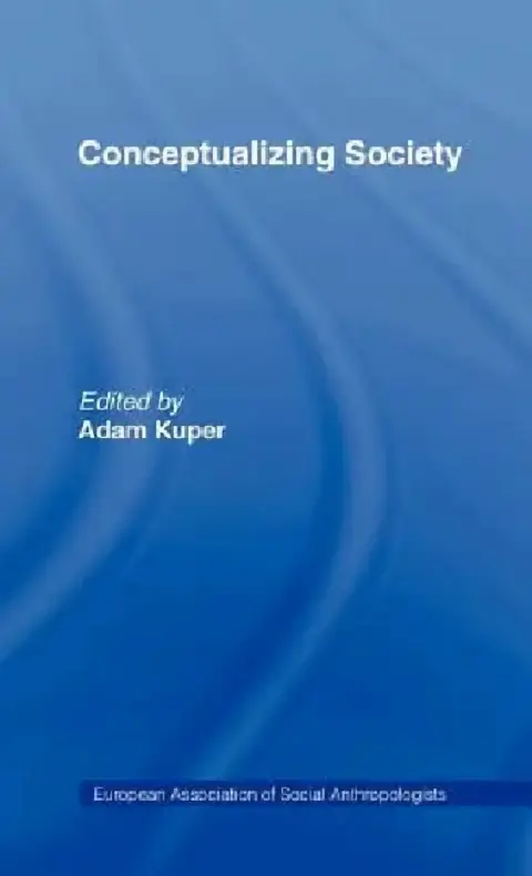 Cover of Conceptualizing Society