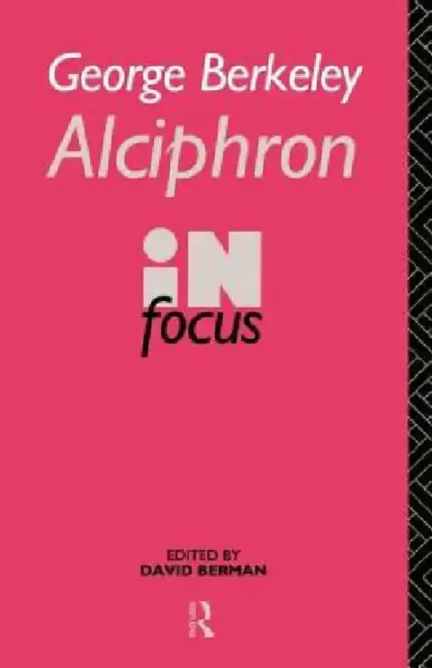 Cover of George Berkeley Alciphron in Focus