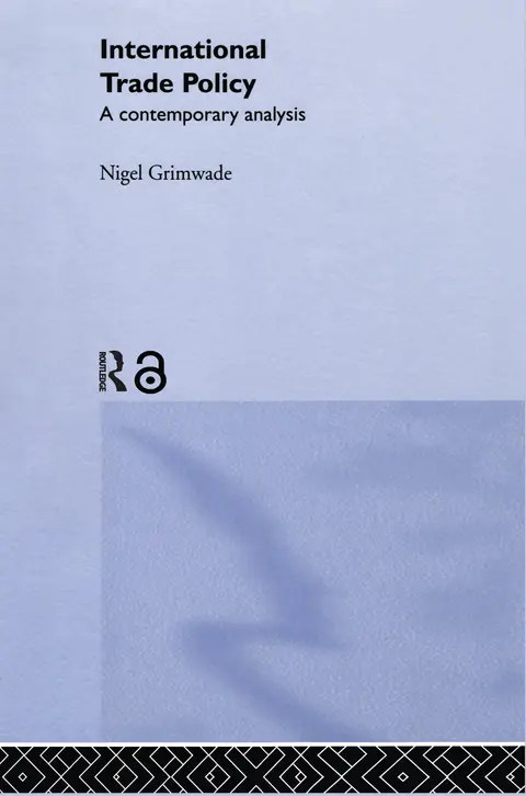 Cover of International Trade Policy