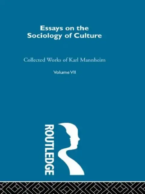 Cover of Essays on the Sociology of Culture