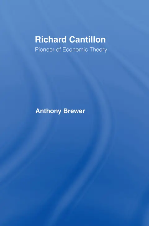 Cover of Richard Cantillon