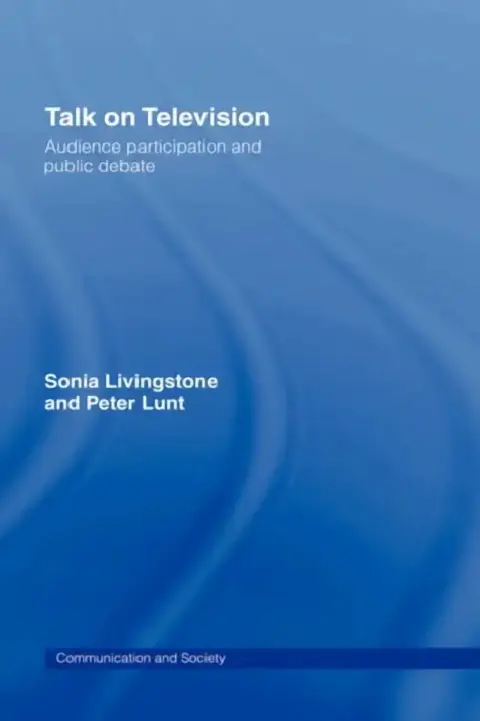 Cover of Talk on Television