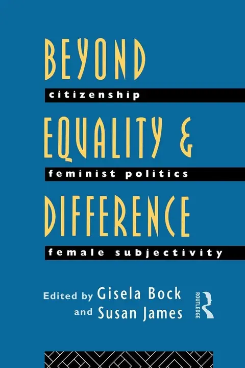 Cover of Beyond Equality and Difference