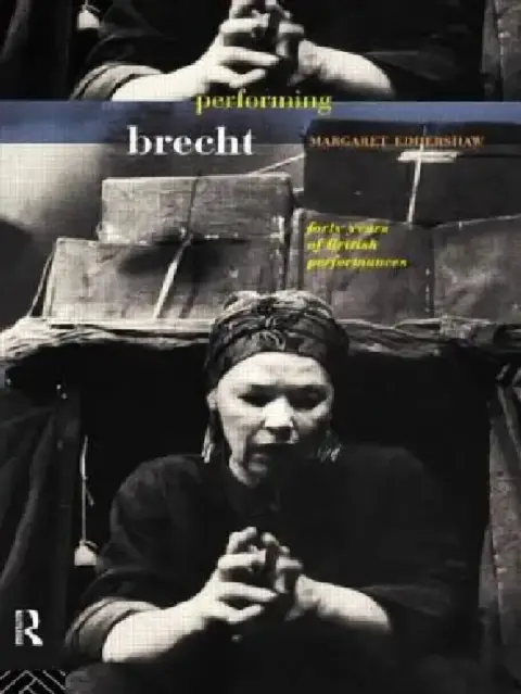 Cover of Performing Brecht