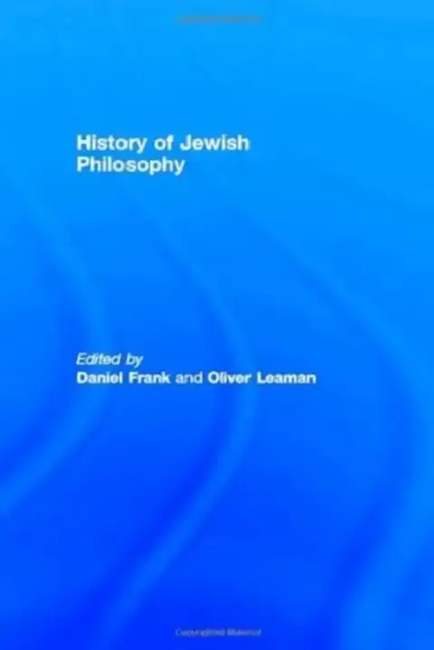 Cover of History of Jewish Philosophy