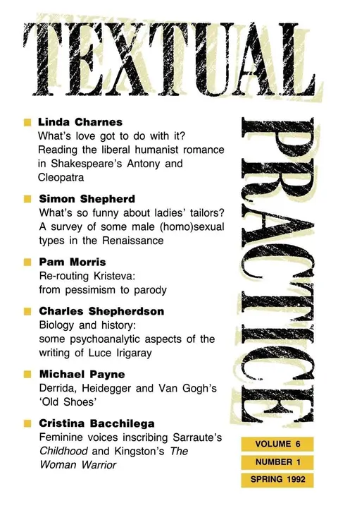 Cover of Textual Practice