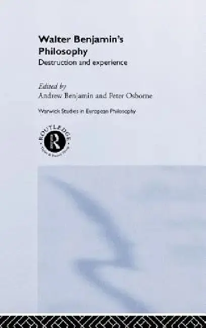 Cover of Walter Benjamin's Philosophy