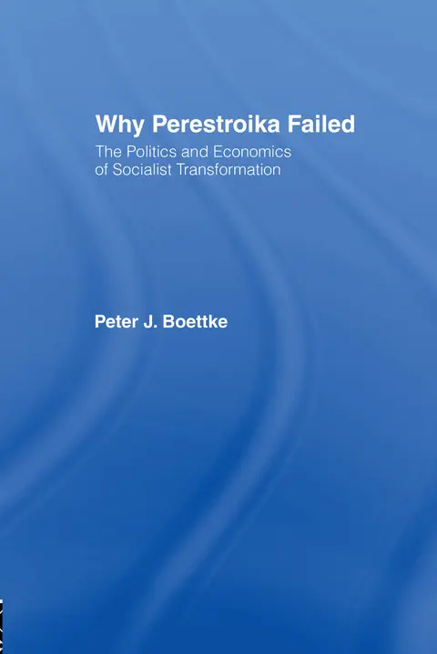 Cover of Why Perestroika Failed