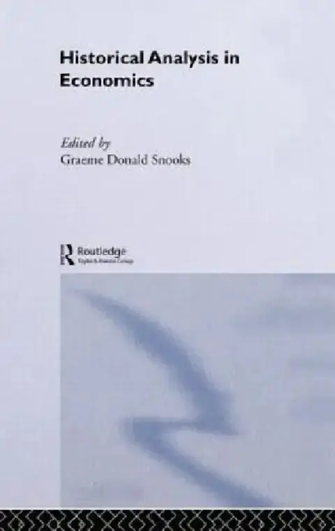 Cover of Historical Analysis in Economics