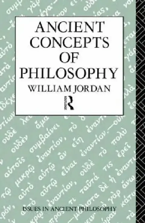 Cover of Ancient Concepts of Philosophy