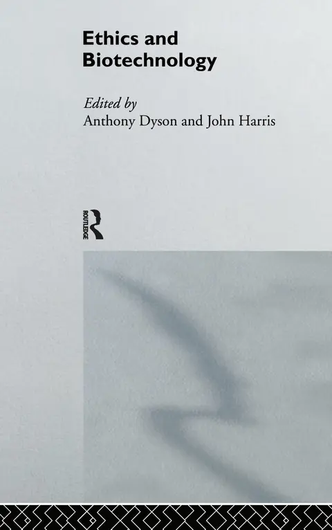 Cover of Ethics and Biotechnology