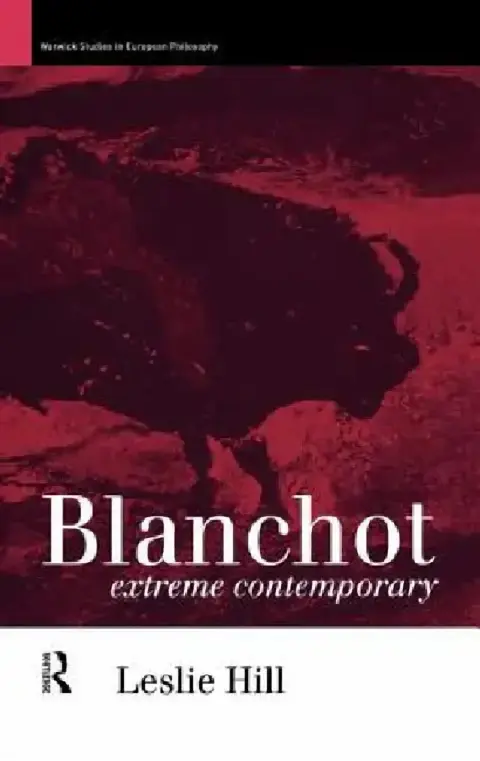 Cover of Blanchot