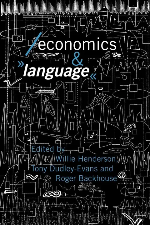 Cover of Economics and Language