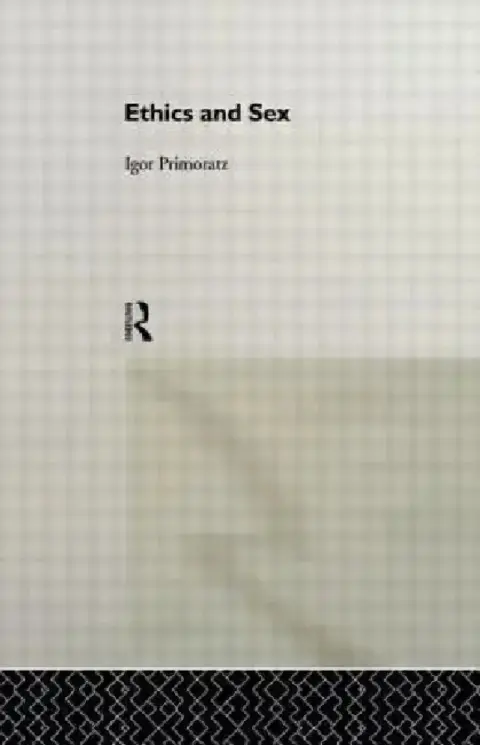 Cover of Ethics and Sex