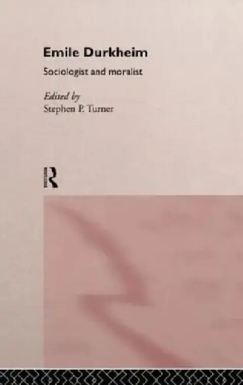 Cover of Emile Durkheim