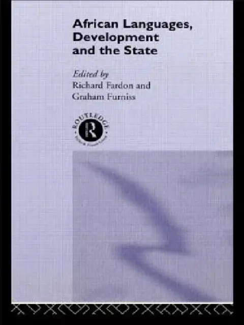Cover of African Languages, Development and the State