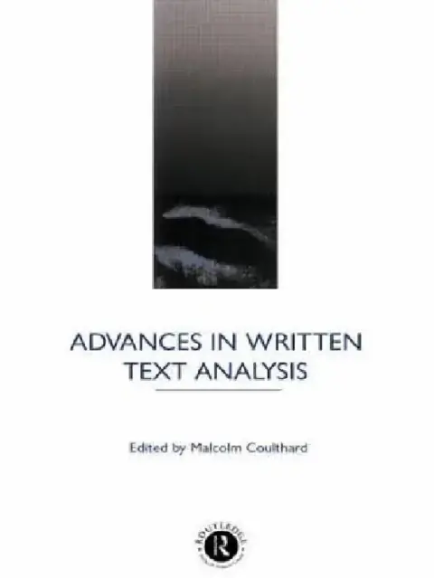 Cover of Advances in Written Text Analysis