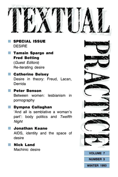 Cover of Textual Practice (7)