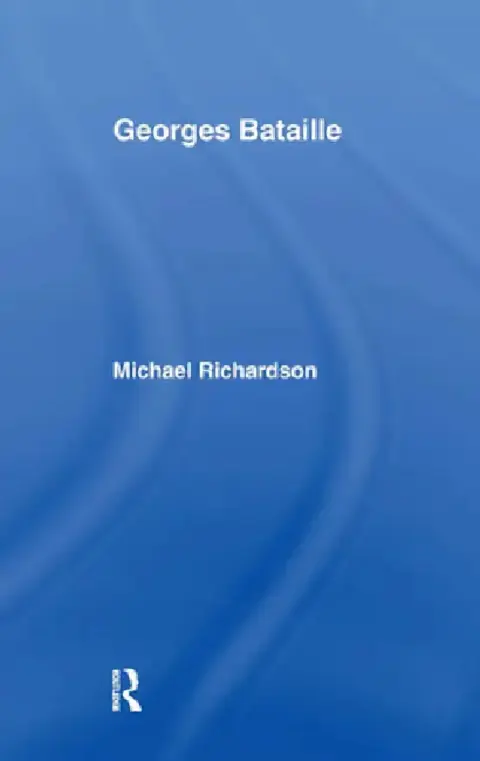 Cover of Georges Bataille