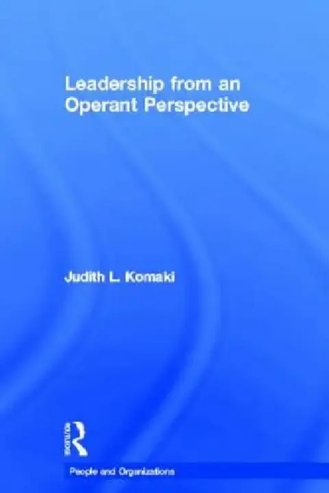 Cover of Leadership from an Operant Perspective