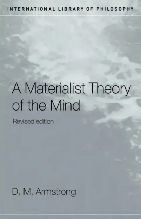 Cover of A Materialist Theory of the Mind
