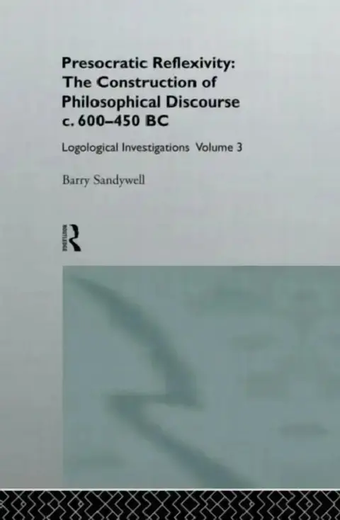 Cover of Presocratic Reflexivity