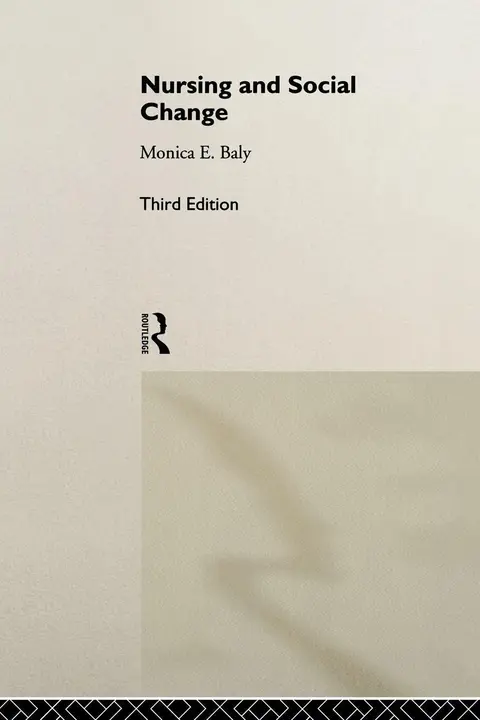 Cover of Nursing and Social Change