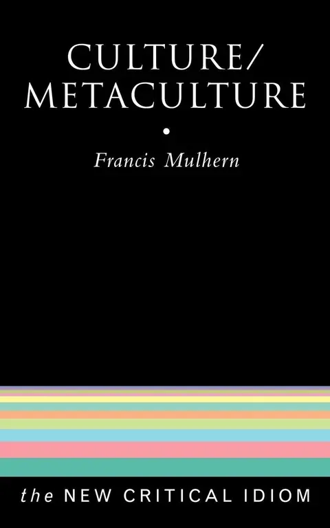 Cover of Culture/Metaculture