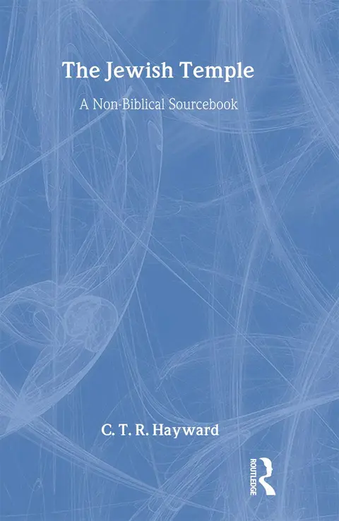 Cover of The Jewish Temple