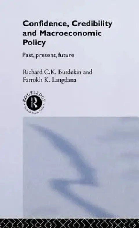 Cover of Confidence, Credibility and Macroeconomic Policy