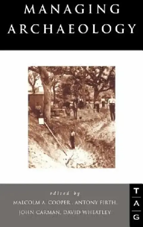 Cover of Managing Archaeology