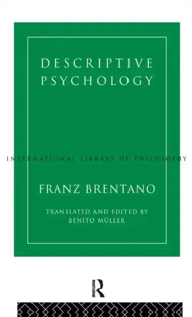 Cover of Descriptive Psychology