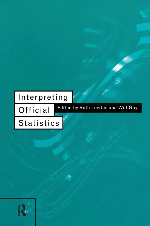 Cover of Interpreting Official Statistics