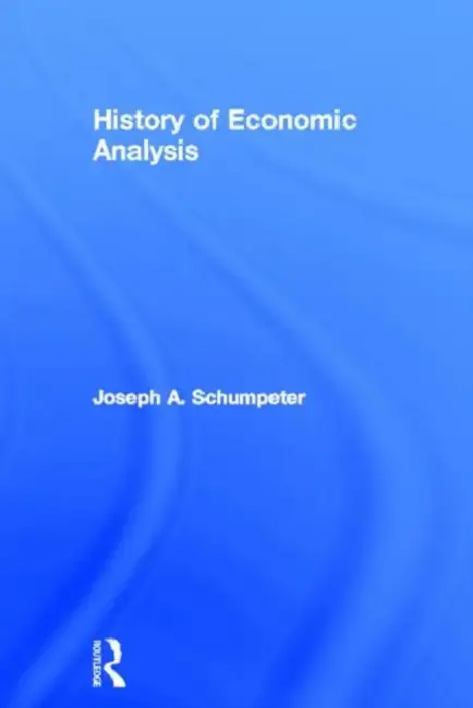 Cover of History of Economic Analysis