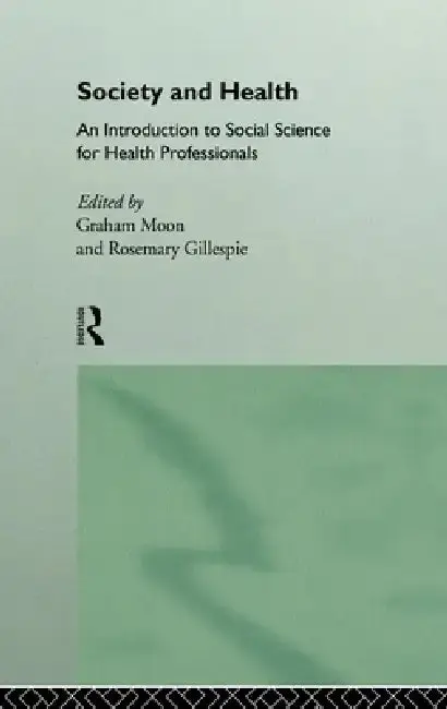Cover of Society and Health
