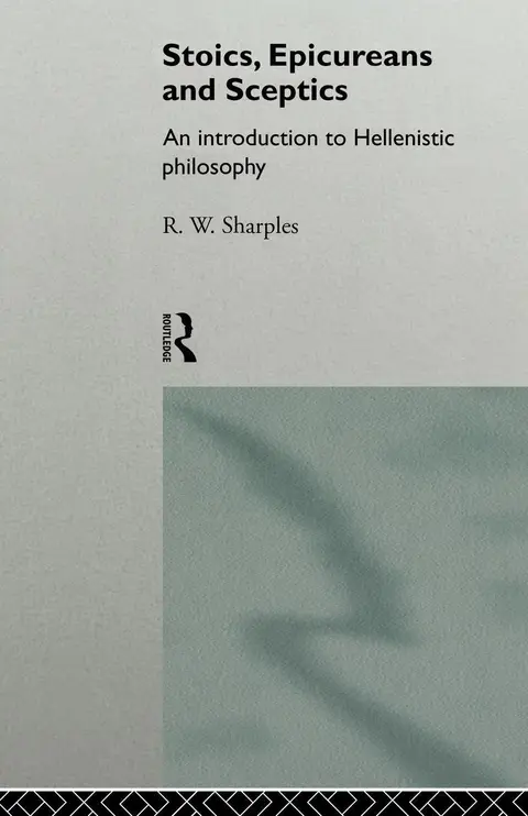 Cover of Stoics, Epicureans and Skeptics