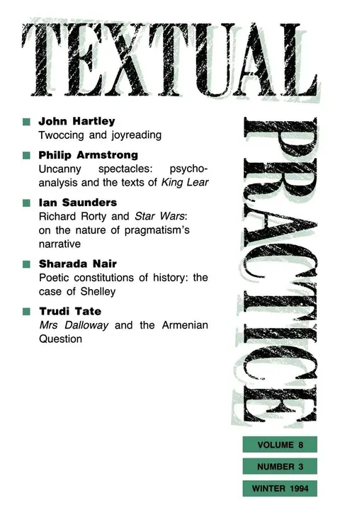 Cover of Textual Practice (8)