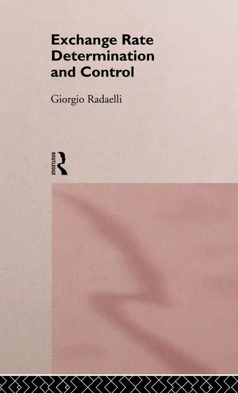 Cover of Exchange Rate Determination and Control