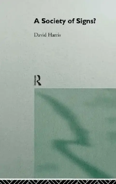 Cover of A Society of Signs?