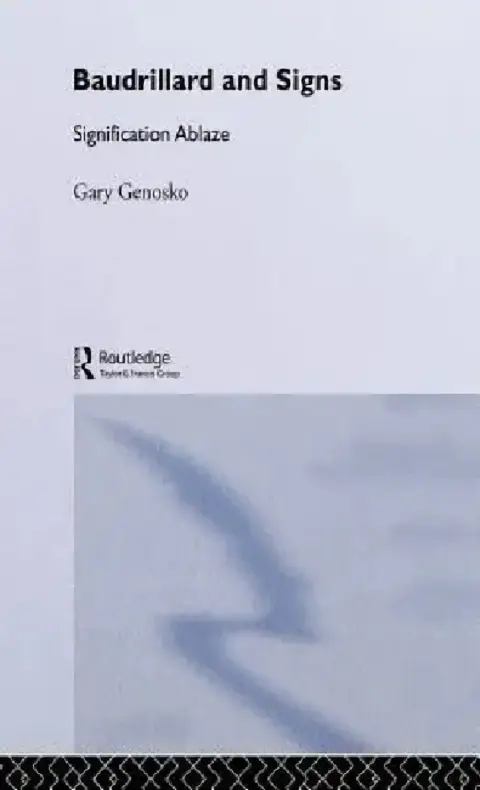 Cover of Baudrillard and Signs