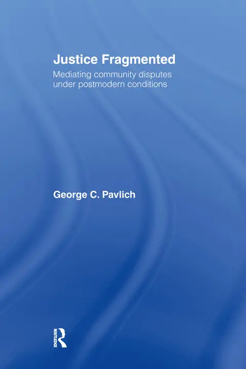 Cover of Justice Fragmented