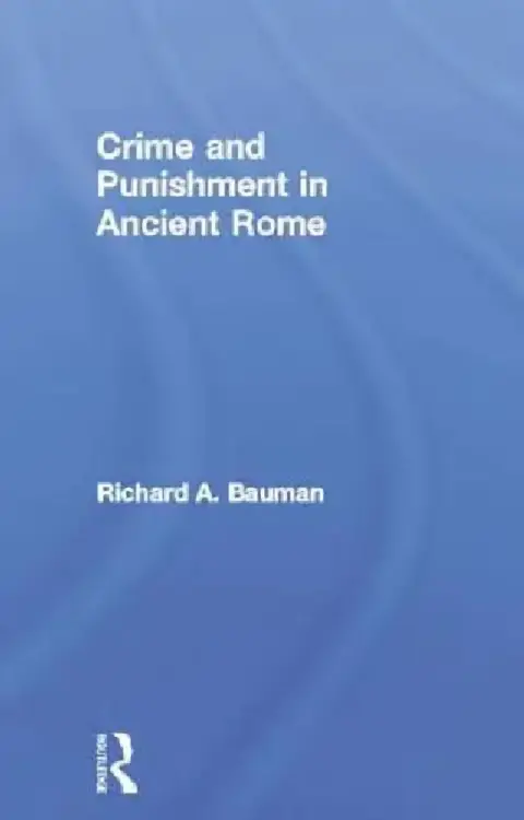 Cover of Crime and Punishment in Ancient Rome