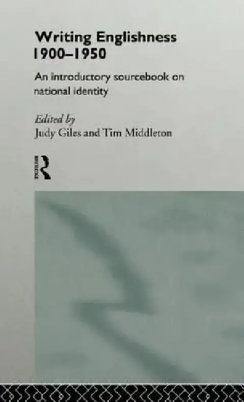 Cover of Writing Englishness