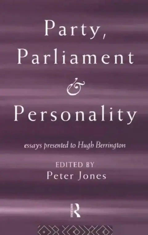 Cover of Party, Parliament and Personality