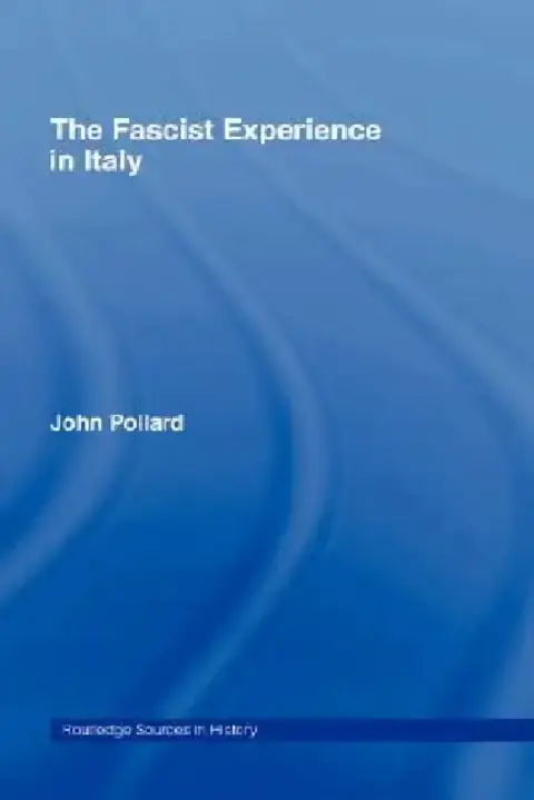 Cover of The Fascist Experience in Italy