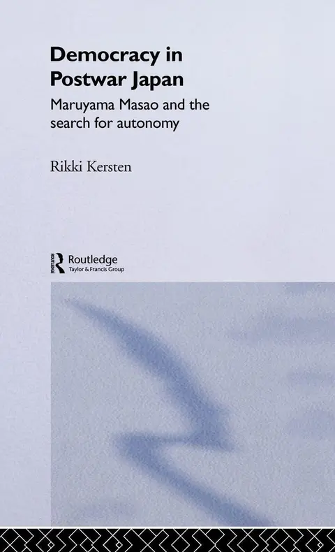 Cover of Democracy in Postwar Japan