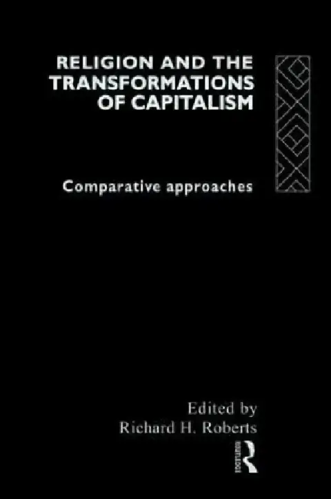 Cover of Religion and The Transformation of Capitalism